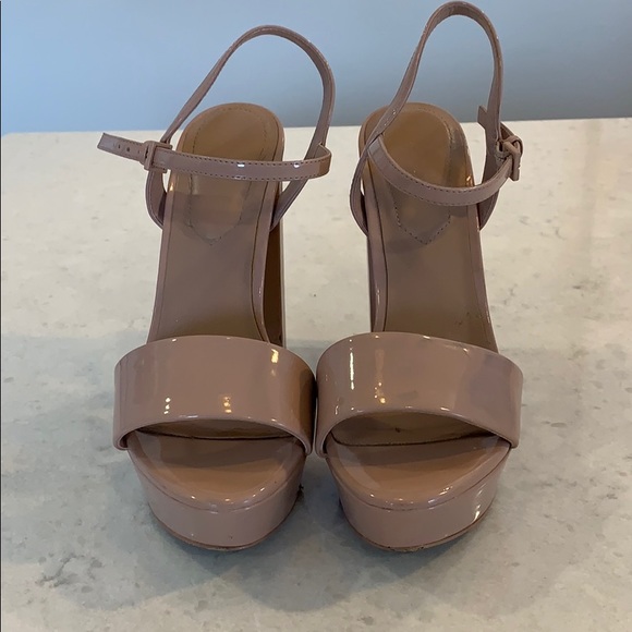 Aldo Shoes - Aldo Nude Block Heels Aldo Shoes - Aldo Nude Block Heels